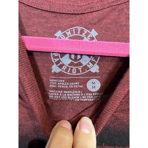 Howitzer Patriot Freedom Respect short‎ Sleeve T-Shirt M Lot of 2 - Picture 7 of 7